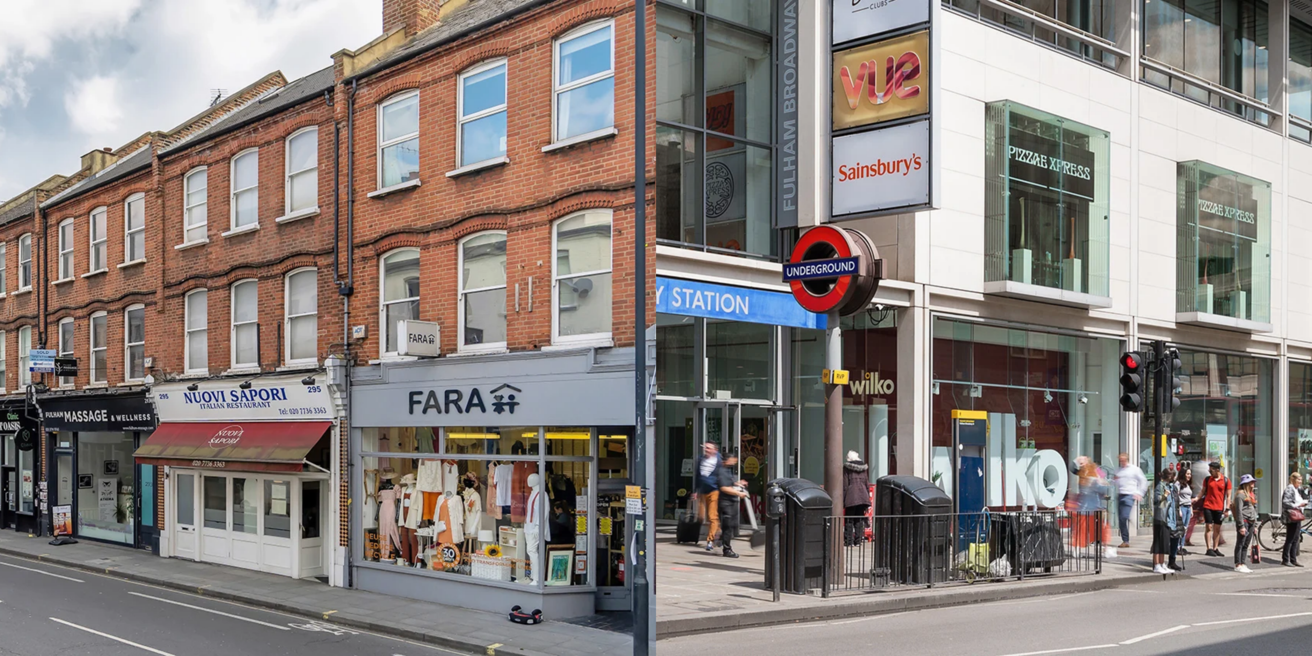Parsons Green vs Fulham Broadway